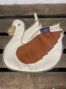 Vintage Gans Ente Topflappen Warm Pad - Bild 1 von 2