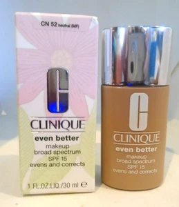CLINIQUE Even Better Makeup Broad Spectrum SPF 15 CN 52 neutral (MF) 1oz NIB - Picture 1 of 2