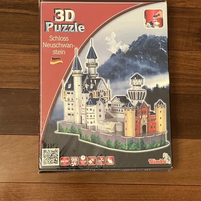 Simba 3D Puzzle Schloss Neuschwanstein Castle NIB 98 Pieces. FAST/FREE SHIPPING - Image 1 of 2