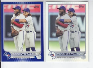 2 - 2022 Topps TORONTO TALENT Bo Bichette Rainbow Foil + Royal Blue Jays #381 - Picture 1 of 2