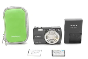 【Near MINT】 Fujifilm FinePix F200 EXR 12.0MP Digital Camera Black From Japan - Picture 1 of 10