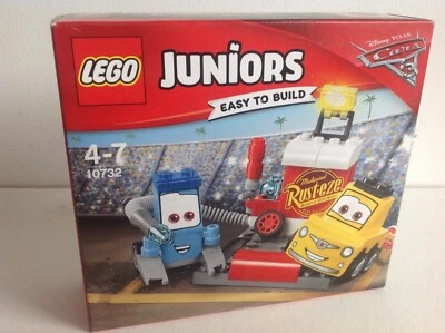 LEGO Junior Disney Cars 3 10732 Guido und Luigi's Boxenstopp neu einfach zu bauen Set - Bild 1 von 3