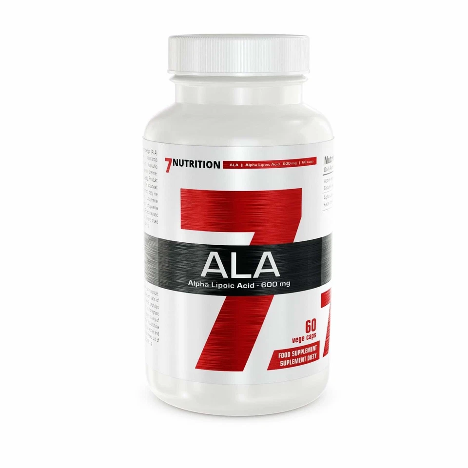 Alpha Liponsäure ALA 600mg - 60 Vege Kapseln (Alpha Lipoic Acid)