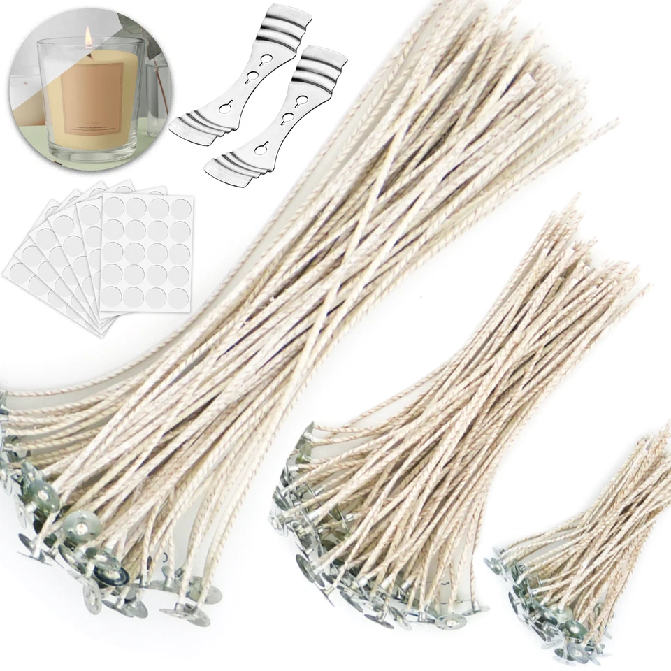 Candle Wicks Pre-waxed Soy Wax Candle Wicks for Candle Making Kit Candle Wax - Image 1 of 1