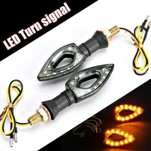 2X LED Turn Signals Indicators Lights For Yamaha FZ1 FZR 600 1000 1100 FJR Fazer - Picture 1 of 10