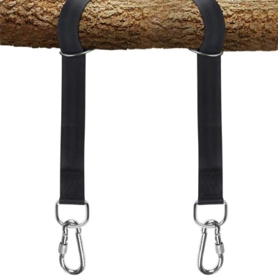 Tree Swing Hanging Straps Kit Holds 2000 Lbs,5Ft Extra Long Straps Strap with Sa - Image 1 of 4