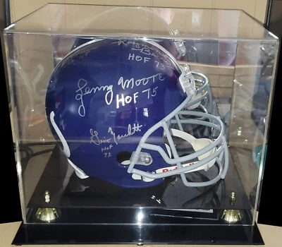 Baltimore Colts HOF Signed Helmet (R.Berry G.Marchetti A.Donovan L.Moore) w/COA - Image 1 of 4