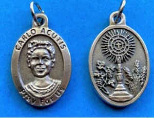 Blessed Carlo Acutis,(Apostle of the Eucharist )Medal, New #PC-102 - Picture 1 of 3