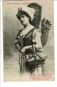CPA Carte Postale Belgique-Fantaisie- Les quatre saisons -L 'Automne -début 1900 - Picture 1 of 2