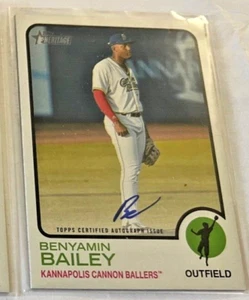 2022 Topps Heritage Minor League  Auto ALEX BINELAS RED SOX  AUTOGRAPH RC - Picture 1 of 1