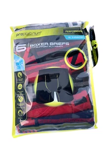 Paquete de 6 calzoncillos boxer AND1® Pro Platinum para hombre, 6" ENTREPIERNA "SECOS Y FRESCOS" ¡NUEVOS! - Imagen 1 de 14