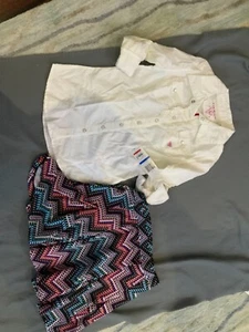 Camisa de chicas Guess talla XL y falda Jessica Simpson talla XL nueva con etiquetas - Imagen 1 de 2