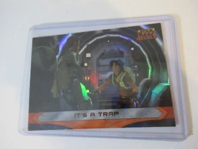 2015 Topps Star Wars Rebels 66 It's a Trap Refractor Foil Trading Card - Image 1 of 4