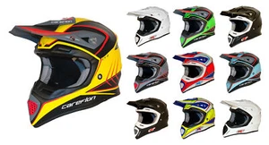 CX-2 Careflon Crosshelm Fiberglass MX Enduro Helm Motorradhelm Gr.54-64 - Bild 1 von 29