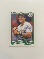 1990 FLEER MLB - #3  JOSE CANSECO -  CARD