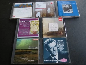BRITTEN - String Orchestra/Young Person/Serenade - 7 x CD Job Lot - Boult/Tear - Picture 1 of 8