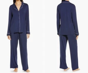 Nordstrom Moonlight Eco Knit Pajamas NAVY BLUE Size S . - Picture 1 of 1