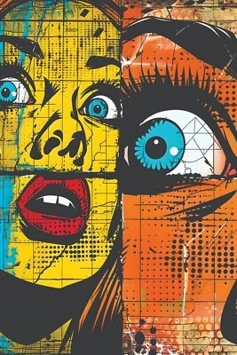 震撼的女人 BANKSY GRAFFITI 流行艺术帆布印花 16"X20" 可悬挂 T83 — 第 1/4 张图片