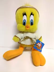 Vtg 1998 Warner Bros Looney Tunes 14" Tweety Bird Angel Plush ACE Play By Play - Picture 1 of 12