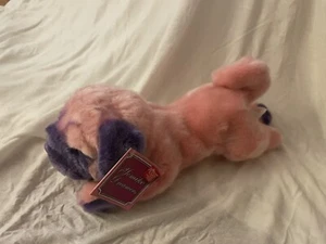 RARE HTF Russ Suki Gifts Yomiko Dreamers Pink Purple Pug Plush Puppy Dog - Picture 1 of 7