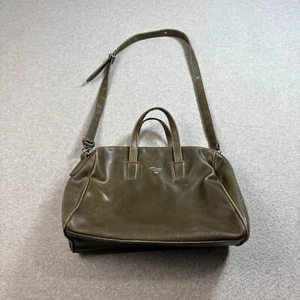 Matt & Nat Purse Green Vegan Leather Top Handle Mini Bowling Bag Sustainable - Picture 1 of 10