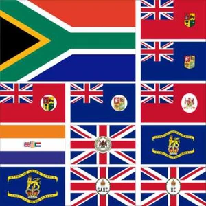 South Africa Flag British Red Blue Ensign Governor-General High Commissioner - Picture 1 of 15