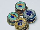 Lot Of 4 Bus Line Company. Pins