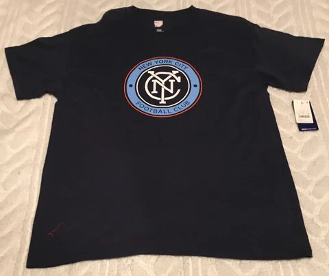 New York City Football Club NYCFC Shirt Mens Large MLS NWT Cover