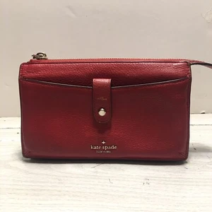 Kate Spade Red pebble leather  small handbag Missing Shoulder Straps - Picture 1 of 7