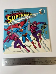 The Adventures of Superman 1982 A Golden Look-Look Book DC Comics Kids book Hunt - Picture 1 of 2