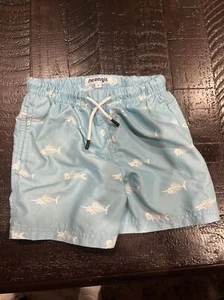 Boys Blue Swimsuit Size 7 - Picture 1 of 3