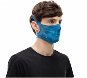 Buff Filtermaske Gesichtsbedeckung wiederverwendbar mit 5 Ersatzfiltern [Keren Blue] - Bild 1 von 1