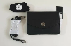 Volcom Handbag bag Kaleido BNWT RRP $70 AUD Black colour - Foto 1 di 6