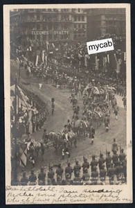 AK Royalty Coronation King Edward VII and Queen Military 1902 RP - Bild 1 von 2