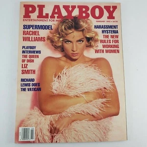 Playboy Magazin Vintage Februar 1992 Supermodel Rachel Williams - Bild 1 von 3