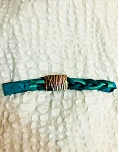 Carolyn Tanner Designs Vintage Green Braided Belt - Bild 1 von 5