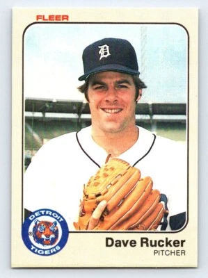 1983 Fleer - #341 Dave Rucker - *Near Mint-Mint* - Image 1 of 2