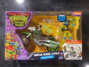 Teenage Mutant Ninja Turtles Mutant Mayhem Leonardo Ninja Kick Cycle TMNT NEW - Bild 1 von 2