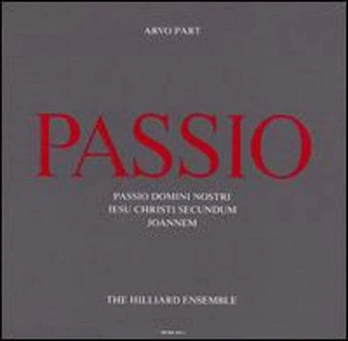 Arvo Pärt: Passio by The Hilliard Ensemble: Used Foto 1 de 1