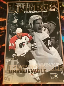 Eric Lindros Wall POSTER - UNSTOPPABLE! - 1997 Philadelphia Flyers 35x23 - Picture 1 of 8