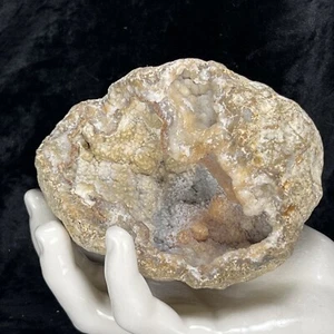 4-1/3” Quartz Crystal Cluster Botryoidal Chalcedony Natural Rough Agate Geode Ky - Picture 1 of 8