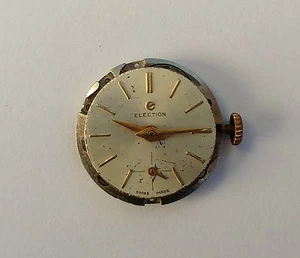 ELECTION Swiss Made Woman WRISTWATCH MOVEMENT no Running 17JEWELS - 3 ADJS - Imagen 1 de 3