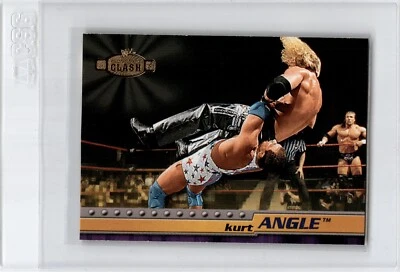 2001 Fleer WWE Clash Wrestling  Kurt Angle #22 - Image 1 of 2