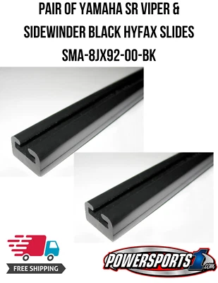 ПОДЛИННЫЙ YAMAHA SR VIPER SIDEWINDER SRX СНЕГОХОД ПАРА OEM ЧЕРНЫЕ ГОРКИ / HYFAX - Изображение 1 из 3