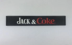Jack Daniels & Coke Rubber Bar Mat Pour Pad 20 5/8" x 3 3/8" - Picture 1 of 2