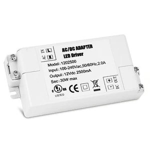 30W LED Driver Power Supply Transformer 240V - DC 12V for MR11 MR16 G4 Led Strip - Picture 1 of 5