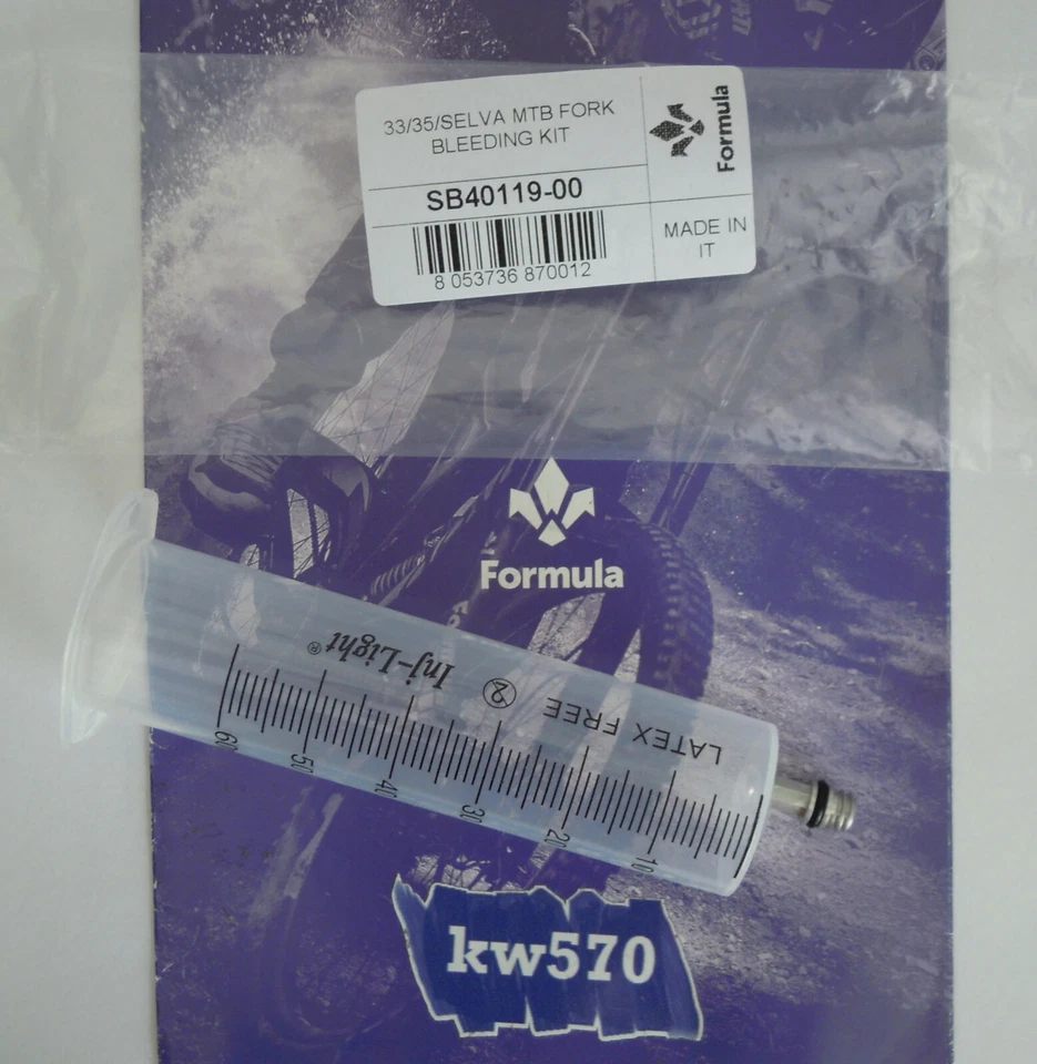 Formula - Kit spurgo cartuccia/Hydraulic cartridge bleeding kit Selva Thirty5 33 - Image 1 of 1