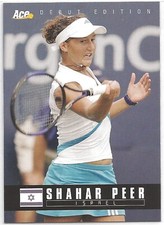 2005 Ace Authentic Debut Edition - Shahar Peer Tennis Card #75