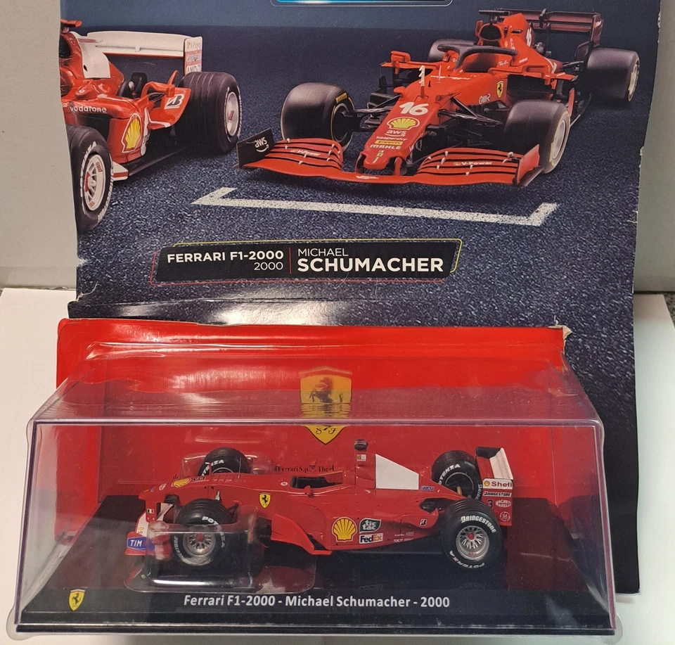 MICHAEL SCHUMACHER-FERRARI F1 2000-LE GRANDI FERRARI F1 N.2 -SCALA 1:24- - Immagine 1 di 1