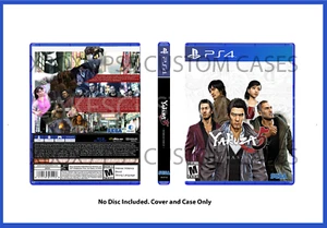 CUSTOM REPLACEMENT CASE NO DISC Yakuza 5 Remastered PS4 SEE DESCRIPTION - Picture 1 of 1